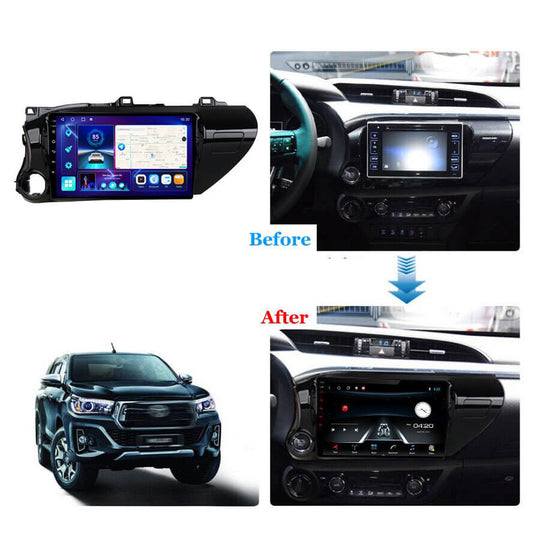 Android Autoradio für Toyota Hilux 2016-2020 mit Wireless CarPlay & Android Auto