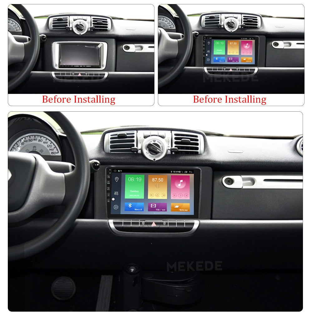 Android Autoradio für Mercedes Benz Smart 2011-2015 mit Wireless CarPlay, Android Auto & DAB+
