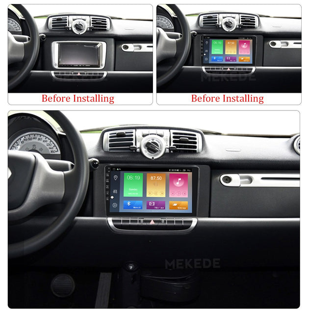 Android Autoradio für Mercedes Benz Smart 2011-2015 mit Wireless CarPlay, Android Auto & DAB+