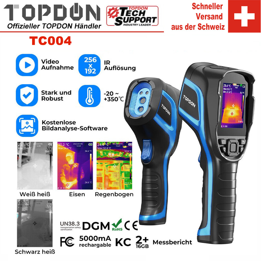 TOPDON TC004 Wärmebildkamera