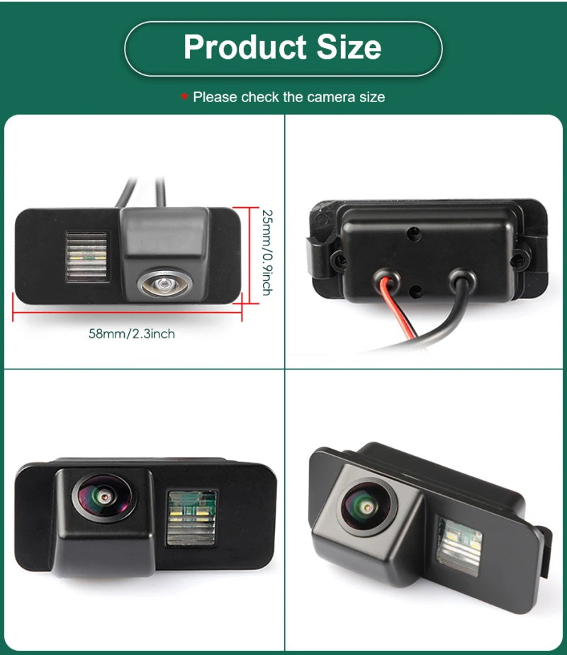AHD 1080p Rückfahrkamera für Ford Focus Fließheck 2014-2018, Fiesta 2012-2014, Mondeo 2011-2014, S-MAX 2008-2012