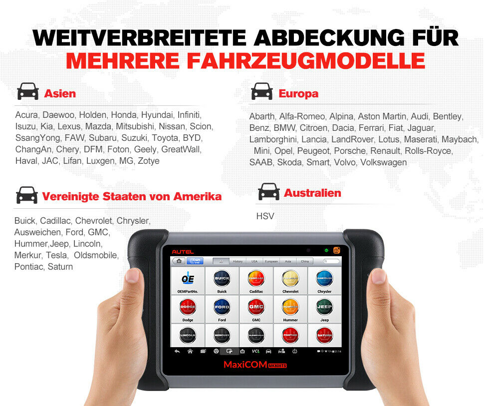 Autel MK808TS TPMS Diagnose- und Programmiergerät