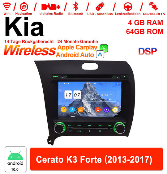 Android Autoradio für Kia Cerato / K3 / Forte 2013–2017 mit Wireless CarPlay & Android Auto