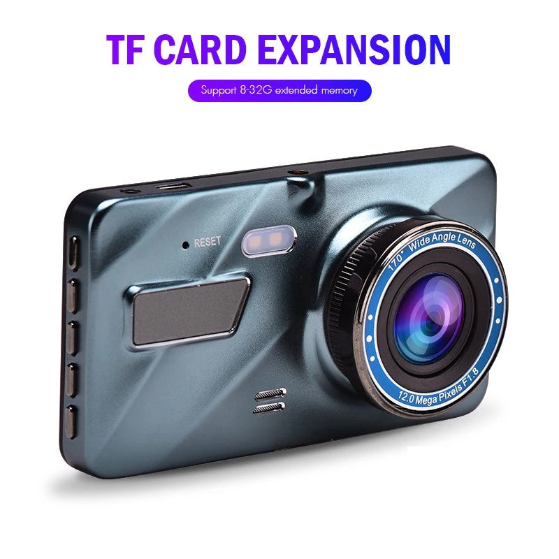 3-in-1 Dashcam mit Rückansicht 1080p HD Nachtsicht