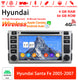 Android Autoradio für Hyundai Santa Fe 2005-2007 mit Wireless CarPlay & Android Auto