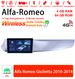 Android Autoradio für Alfa Romeo Giulietta 2010-2014 mit GPS, Bluetooth, WiFi und USB