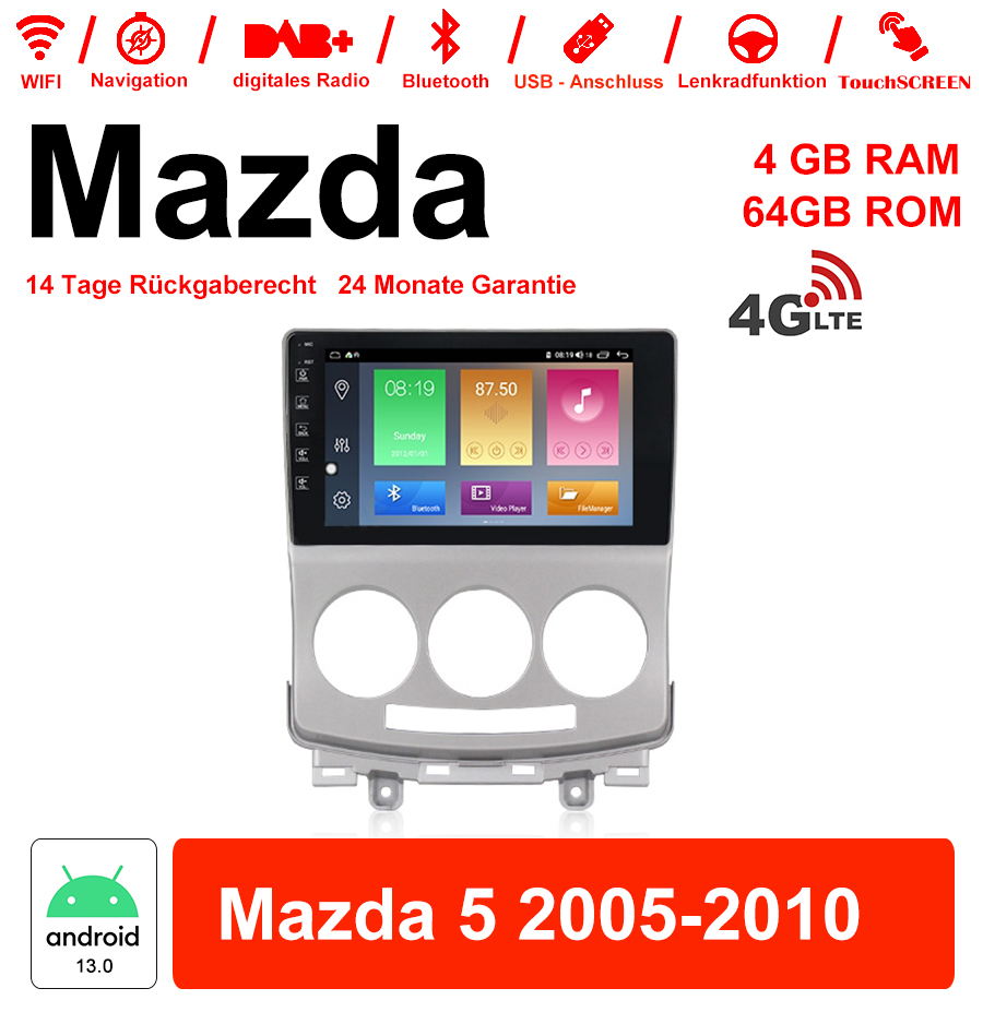 Android Autoradio für Mazda 5 2005-2010 mit CarPlay und DSP