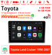 Android Autoradio für Toyota Land Cruiser 1998-2007 mit Wireless CarPlay & Android Auto