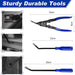 43 stücke Hand Werkzeug Set Hebeln Demontage Werkzeug Innen Tür Clip Panel Trim Dashboard Removal Tool Kit Auto...