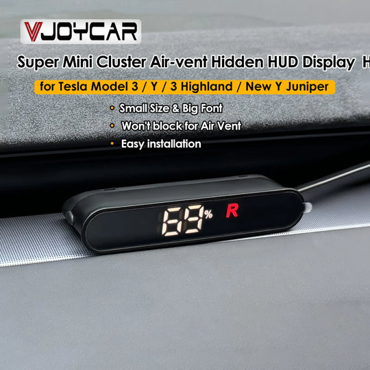 Mini-Cluster, neues Y-Jumiper-Entlüftungsgerät, versteckte Geschwindigkeit, HUD-Anzeige, Modell 3 Highland Gear Truning-Signal, alle M3 MY