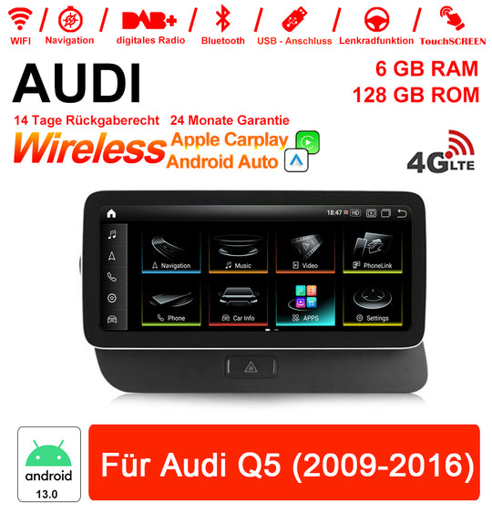 Android Autoradio für Audi Q5 2009-2016 mit Wireless CarPlay & Android Auto