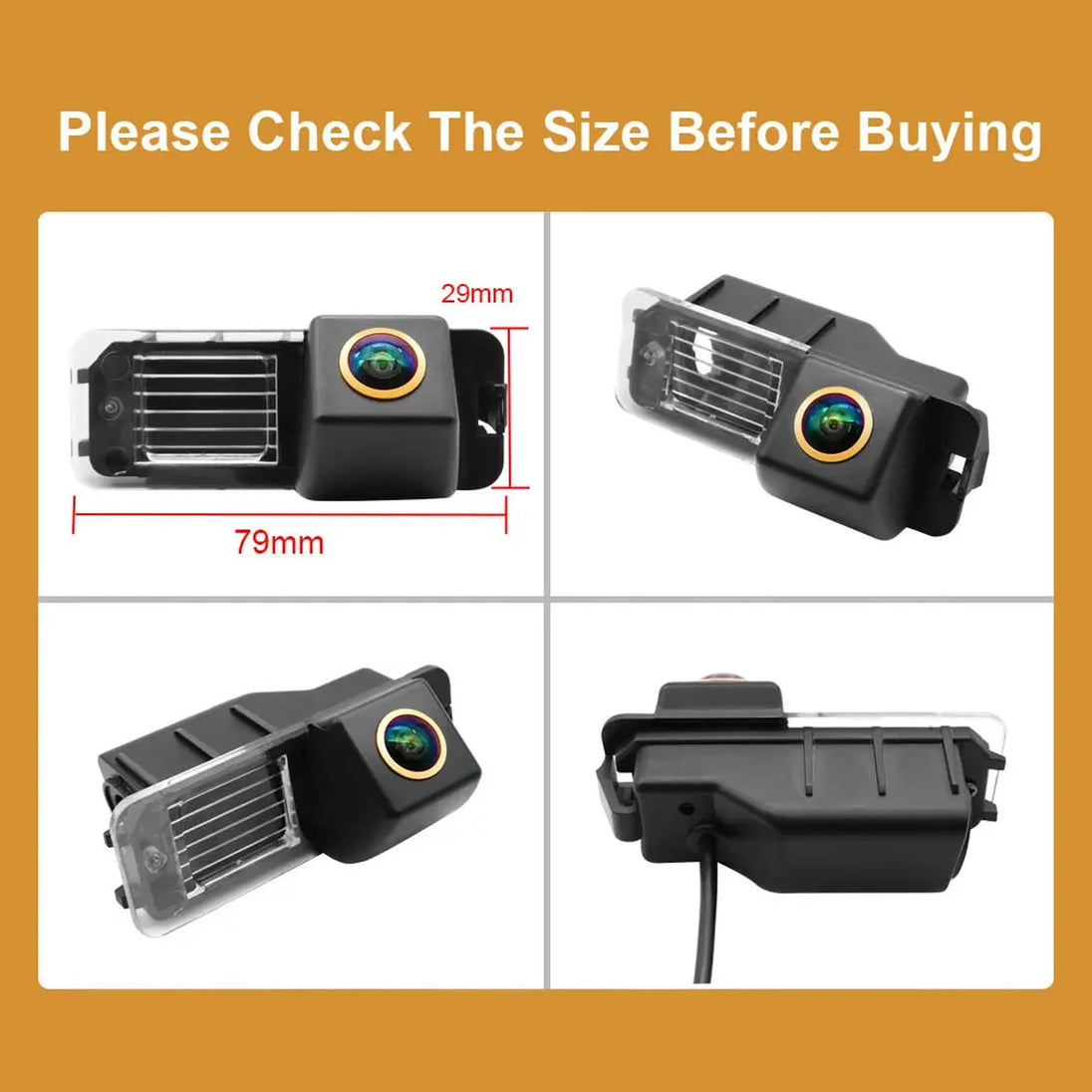 AHD 1080P Rückfahrkamera für VW Scirocco, CC, Golf 6 (2010-2012), Polo, Magotan (2011-2013)
