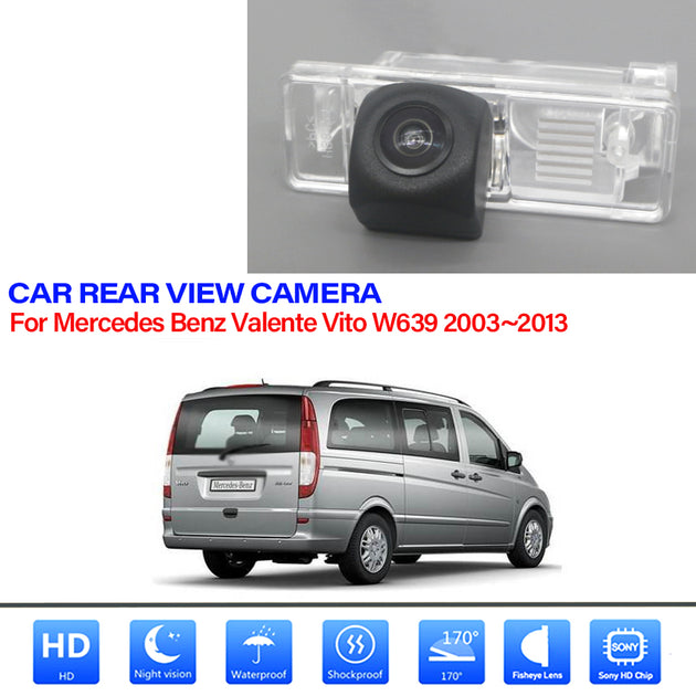 1280x720p Nachtsicht-Rückfahrkamera für Mercedes-Benz Valente Vito W639 (2003–2013)