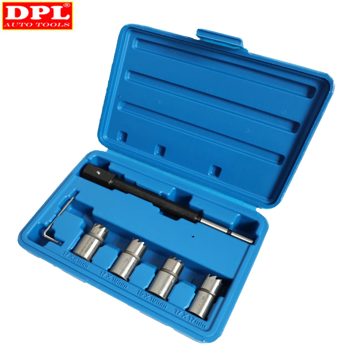 5PCS Diesel Injektor Sitz Cutter Werkzeug Set Reiniger Carbon Schneiden Werkzeug Kit