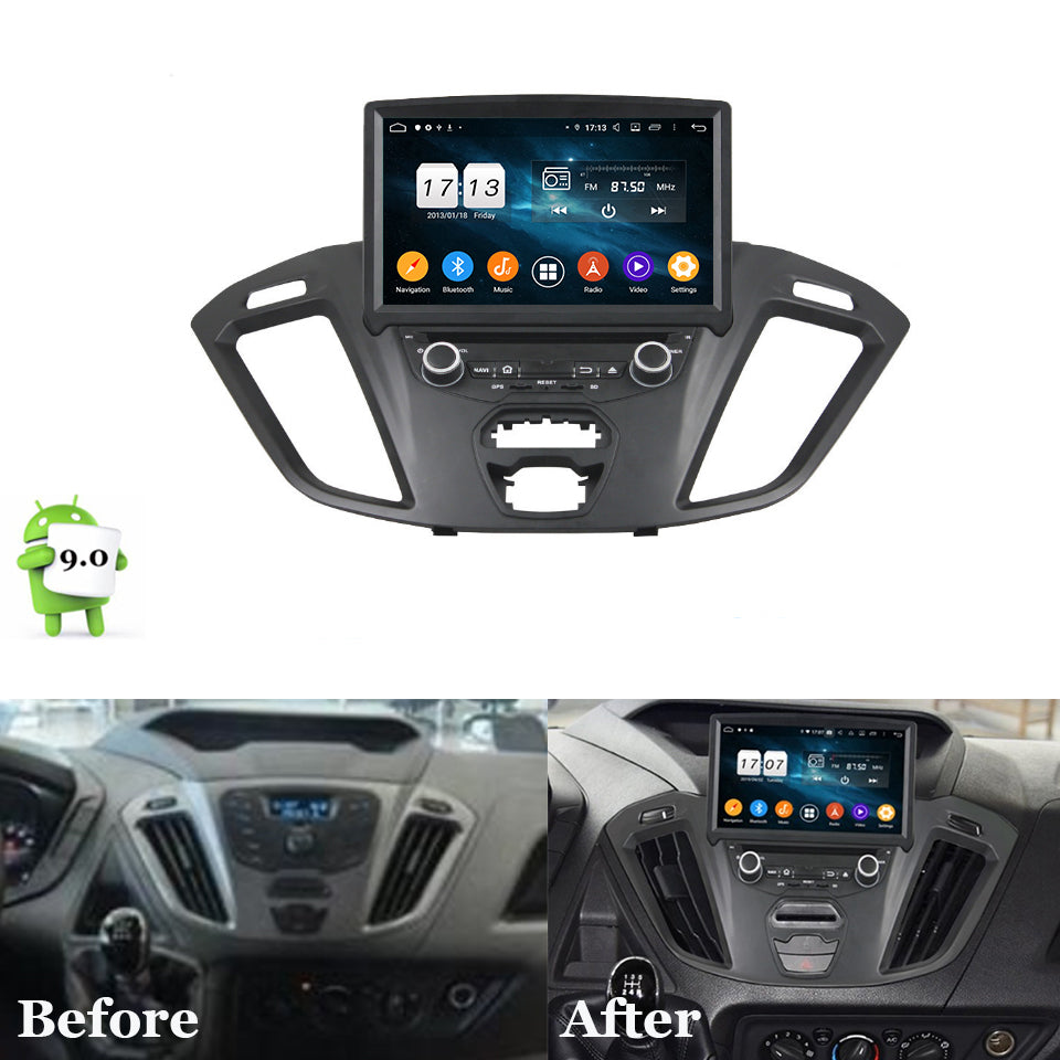 8 Zoll Android Autoradio für Ford Transit Custom 2016 mit Wireless CarPlay & Android Auto