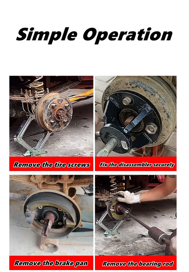 Universal Bremstrommel Puller Hinterachse Entferner Für Auto Dreirad Motorrad Bremstrommel Puller Werkzeug