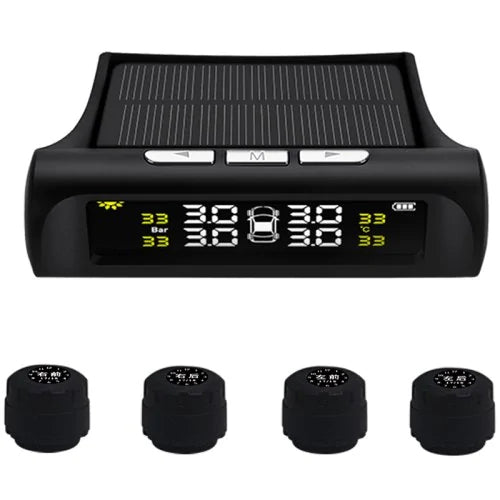 NEUE Prüfung Professionelle Fahrzeug Helper Car Reifen Reifen Rad Manometer Drahtlose Solar Externe Tester