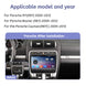 Android Autoradio für Porsche 911 (997), Boxster (987), Cayman (987C) 2004-2013 mit CarPlay und Android Auto
