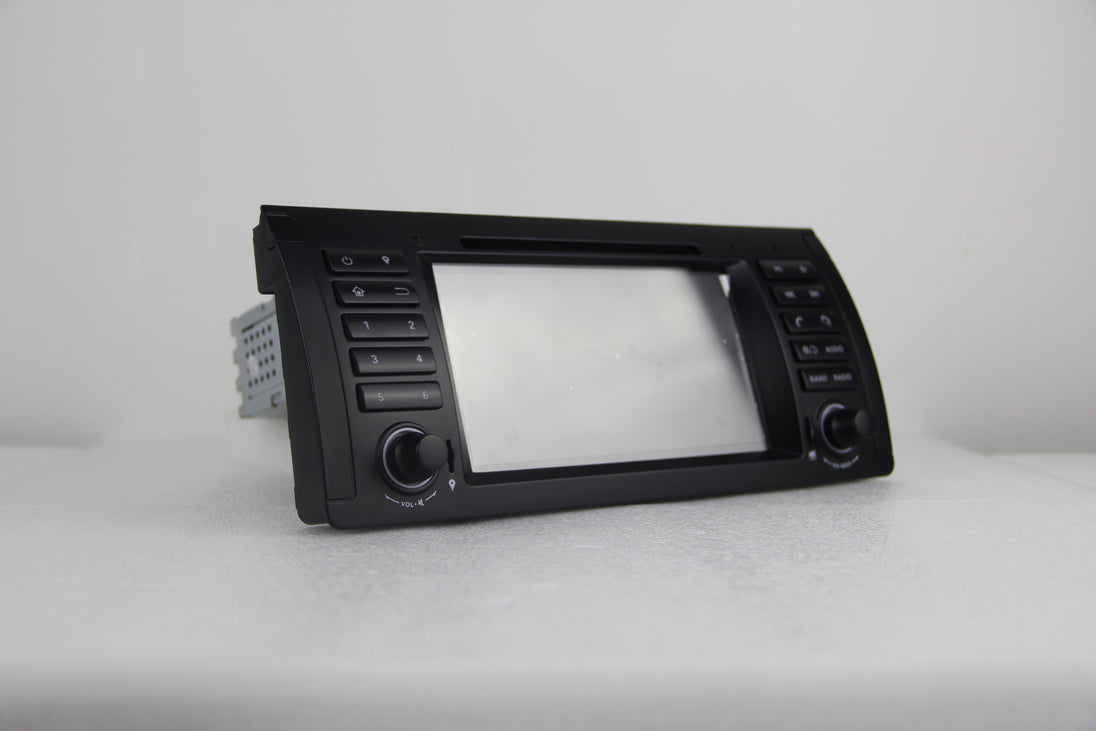 Android Autoradio für BMW 5er E39, X5 E53 und M5 E39 1996-2007 mit Wireless CarPlay, Android Auto & DAB+