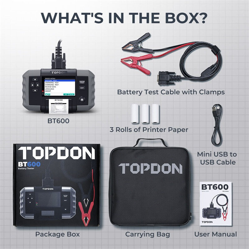TOPDON BT600 Batterie- und Ladegerät
