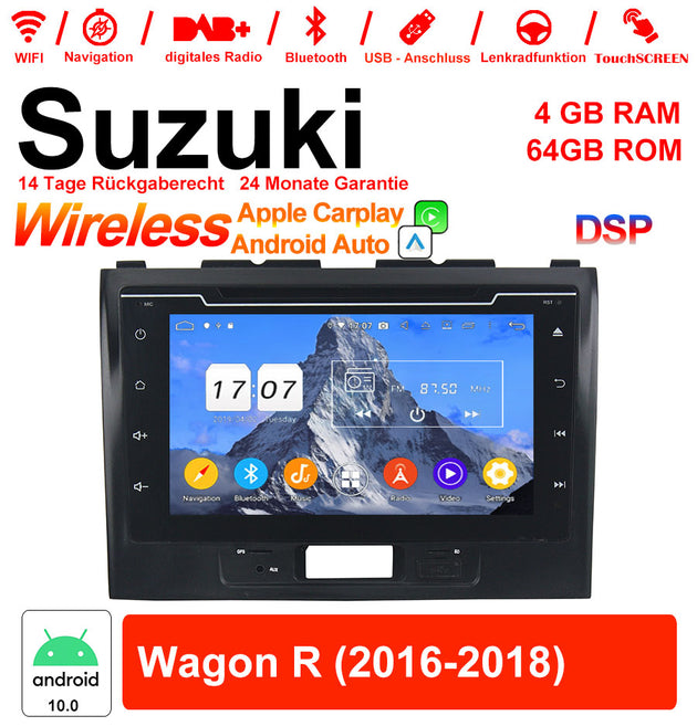 Android Autoradio für Suzuki Wagon R 2016-2018 mit Wireless CarPlay & Android Auto