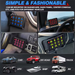 8/12 Gang RGB Schalttafel LED Arbeits licht leiste Schalter Box Controller für Universal autos LKW Boot utv 4x4 4wd