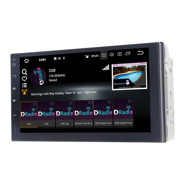 Android Autoradio für Universal 7 Zoll Android 10.0 2GB RAM 16GB ROM