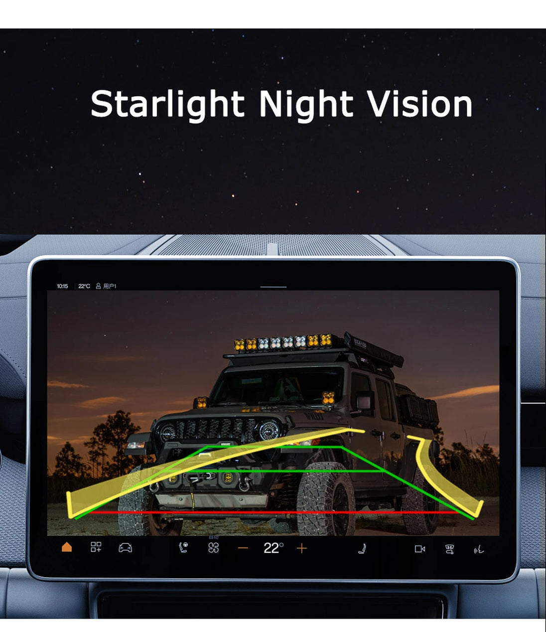 AHD 1080P Rückfahrkamera mit dynamischen Linien für Mercedes-Benz ML, GLA, GLC, GLE, Vito, Viano, A-Klasse