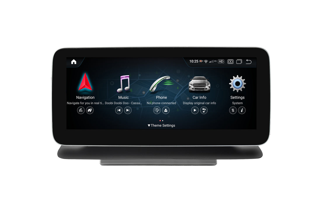 Android Autoradio für Mercedes Benz C-Klasse W218/C218 und CLS W218/C218 2012-2013 mit Wireless CarPlay, Android Auto & DAB+