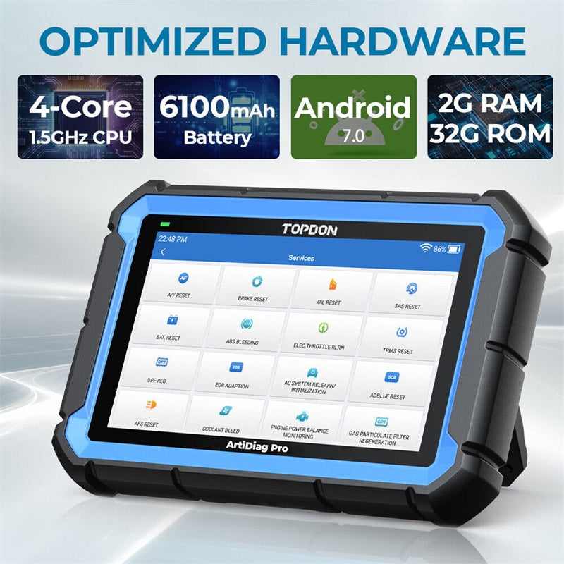TOPDON ArtiDiag Pro OBD2 Diagnosegerät für Fahrzeugsysteme