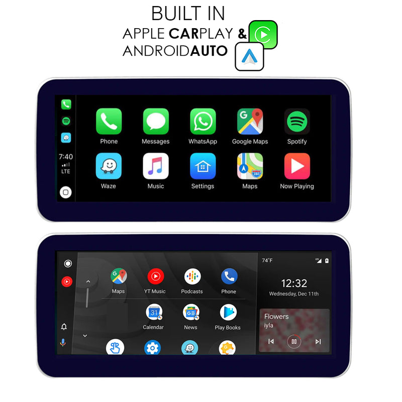 Android Autoradio für Mercedes Benz A-Klasse W176, C-Klasse C117/X117 und CLA C117/X117 2013-2016 mit Wireless CarPlay, Android Auto & DAB+