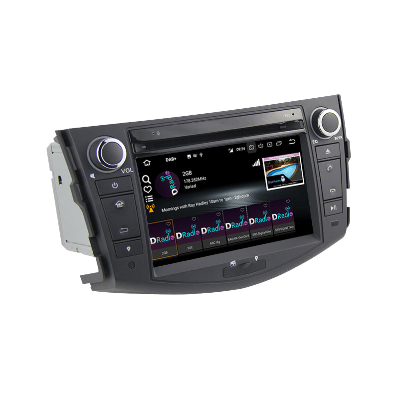 7 Zoll Android 10.0 Autoradio für Toyota RAV4 (2006-2012) mit Wireless CarPlay & Android Auto