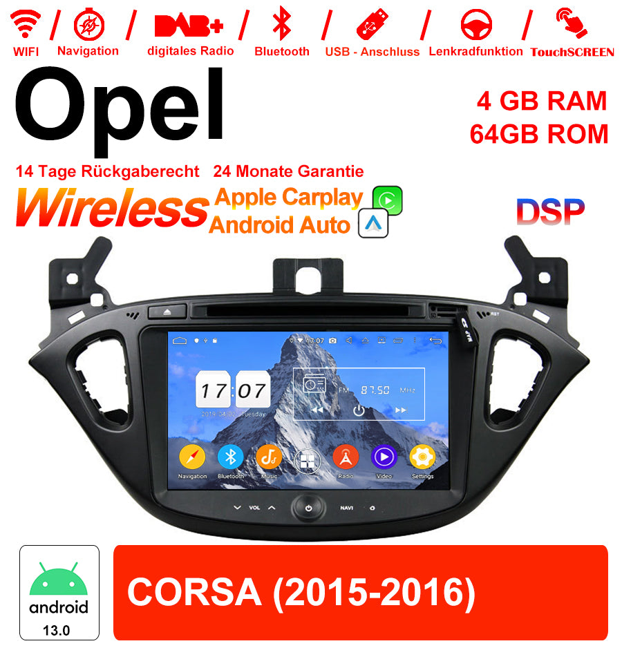 Android Autoradio für Opel Corsa (2015-2016) mit Wireless CarPlay & Android Auto
