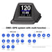 HUD OBD2 + GPS Auf-board Computer Head up Display Auto-tachometer Turbo Öl Druck Wasser Temp GPS Tacho für Benzin Auto
