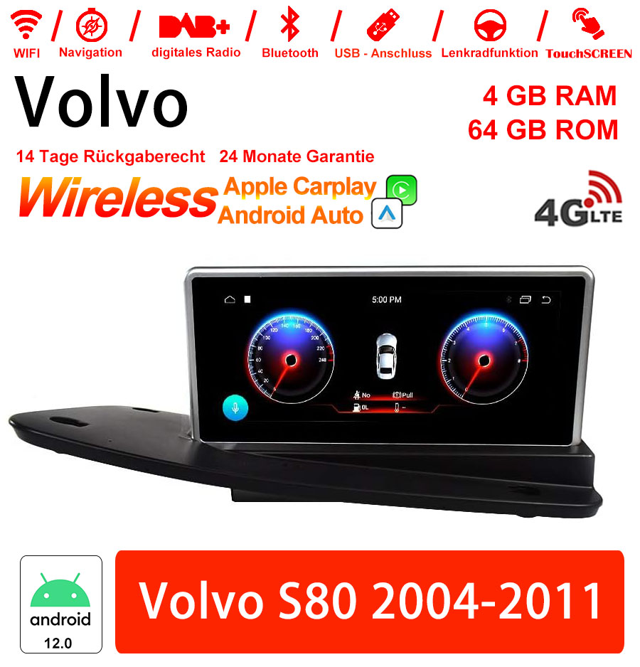 9 Zoll Android Autoradio für Volvo S80 2004-2011