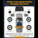 4-Kanal 12V Auto-Leistungsverstärker Klasse A/B Digital Stereo Surround Passiver Subwoofer Audio-Player für Autos Max 7900W