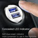 Baseus Mini USB Auto Ladegerät Für Handy Tablet GPS 3.1A Schnelle Ladegerät Auto-Ladegerät Dual USB Auto