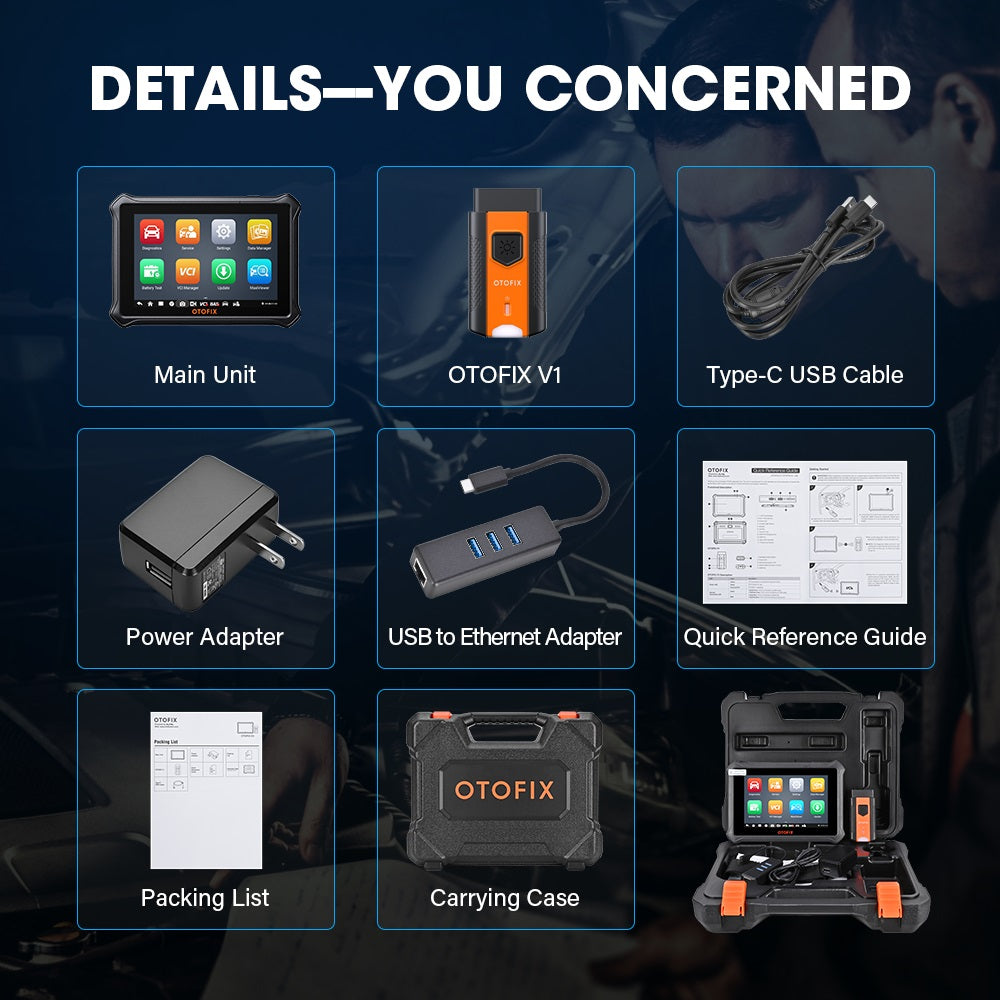 OTOFIX D1 Lite OBD2 Diagnosegerät für Fahrzeugsysteme