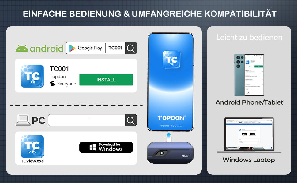 TOPDON TC001 Wärmebildkamera