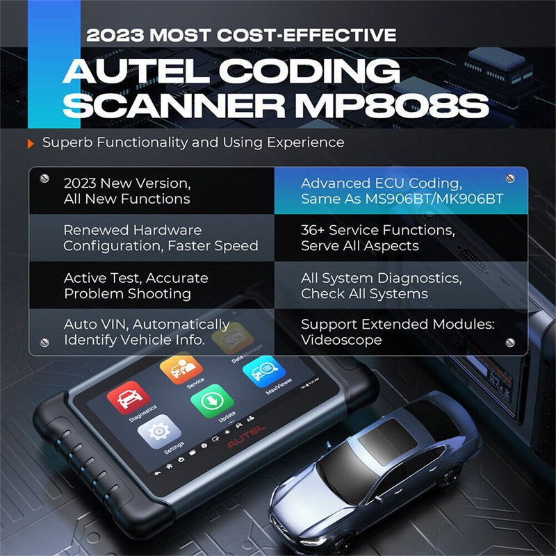 Autel MP808S OBD2 Diagnosegerät für Fahrzeugsysteme