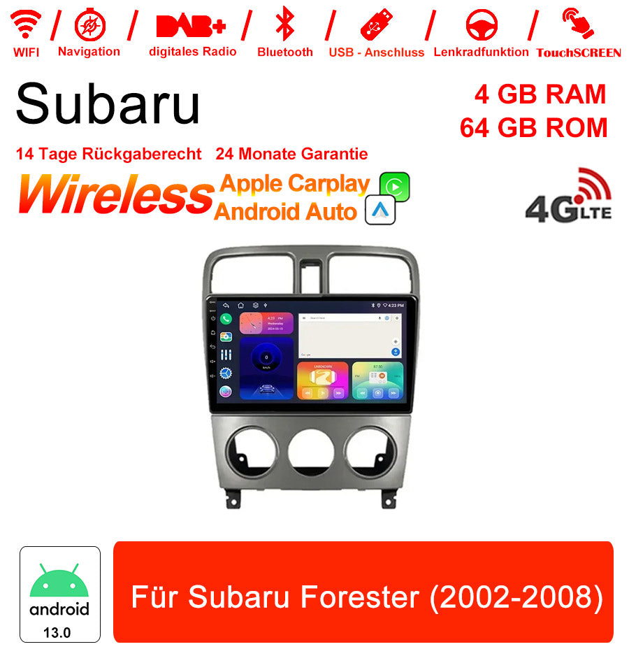 Android Autoradio für Subaru Forester (2002-2008) mit Wireless CarPlay & Android Auto