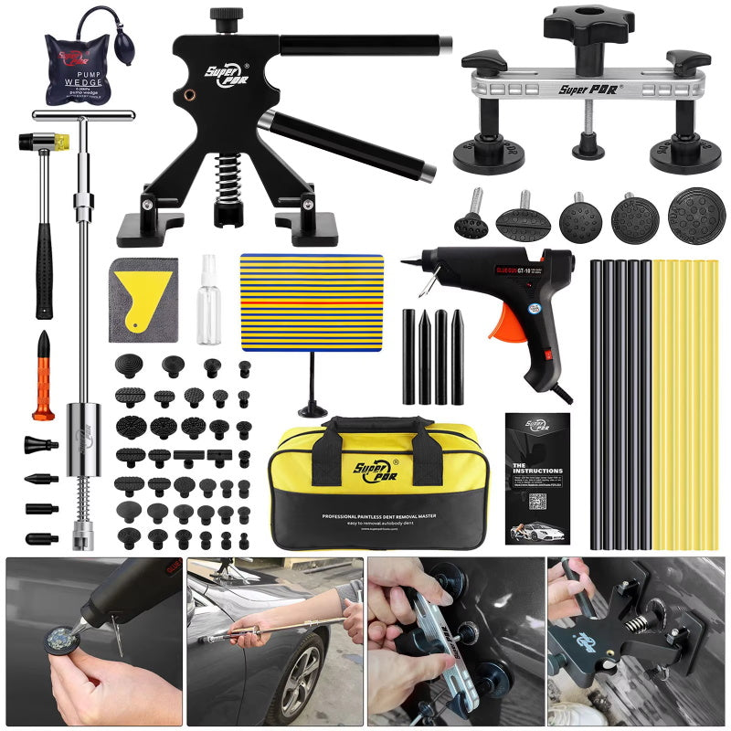 Dellenreparatur-Werkzeuge fürs Auto, Dellenentfernungs-Set, Dellenreparatur ohne Lackierung, Dellenzieher-Set...
