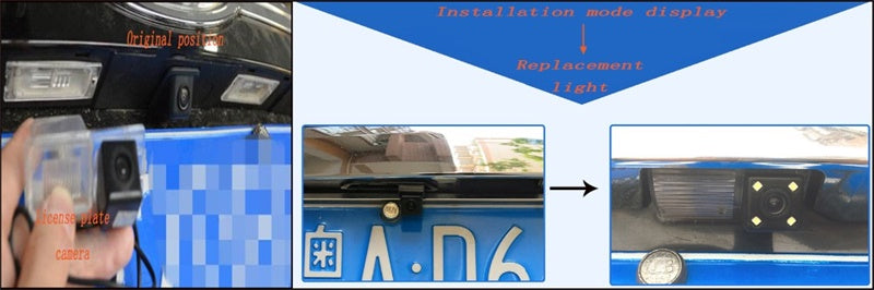 170° HD CCD Nachtsicht Rückfahrkamera für Honda Jazz 5D 2002–2017