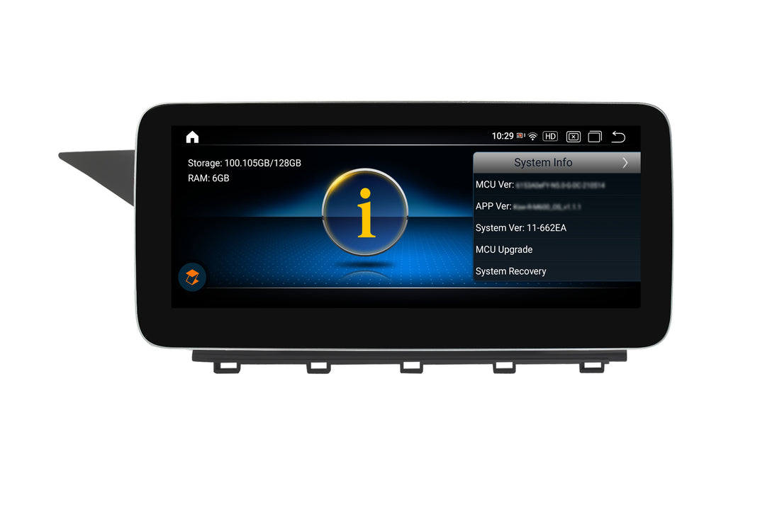 Android Autoradio für Mercedes Benz GLK X204 2008-2012 mit Wireless CarPlay, Android Auto & DAB+