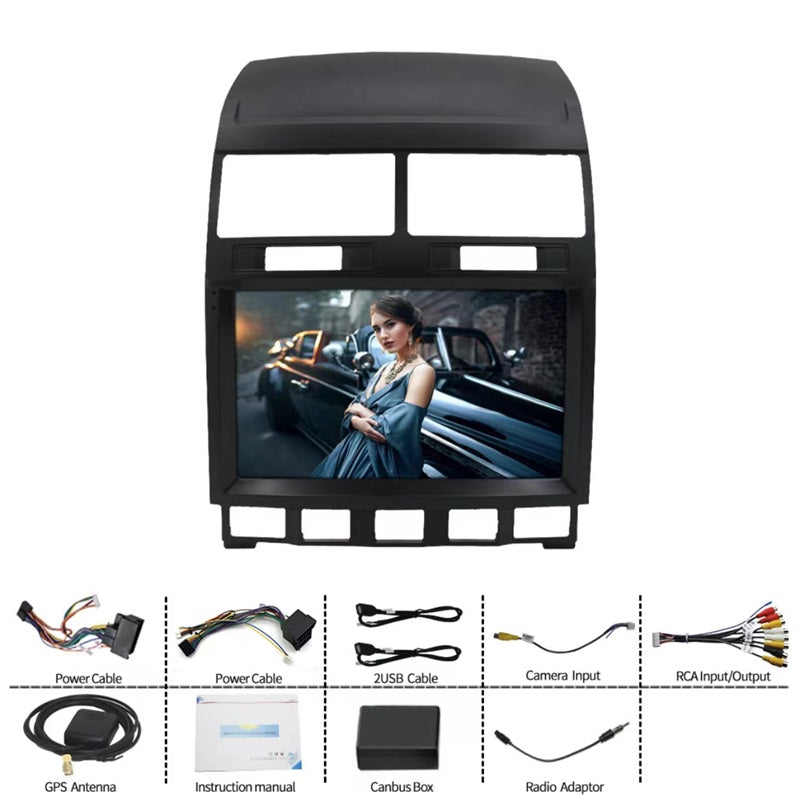 9 Zoll Android 13.0 Autoradio für VW Touareg (2003-2010) mit Wireless CarPlay & Android Auto