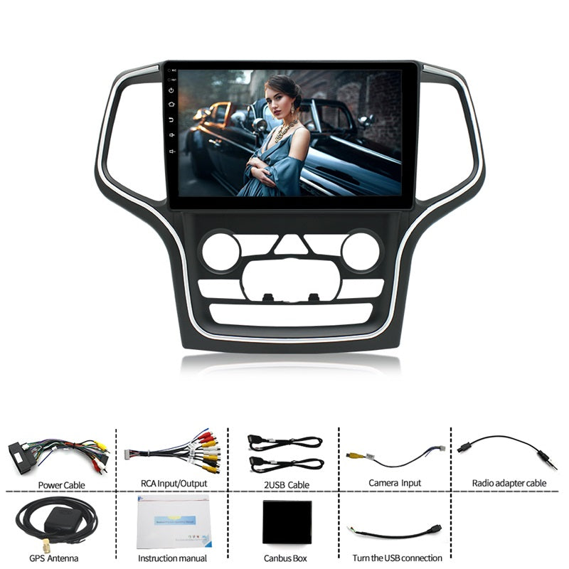 Android Autoradio für Jeep Grand Cherokee (2014–2022) mit Wireless CarPlay & Android Auto