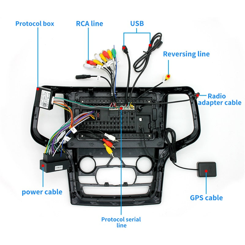 Android Autoradio für Jeep Grand Cherokee 2014-2022 mit CarPlay und Android Auto