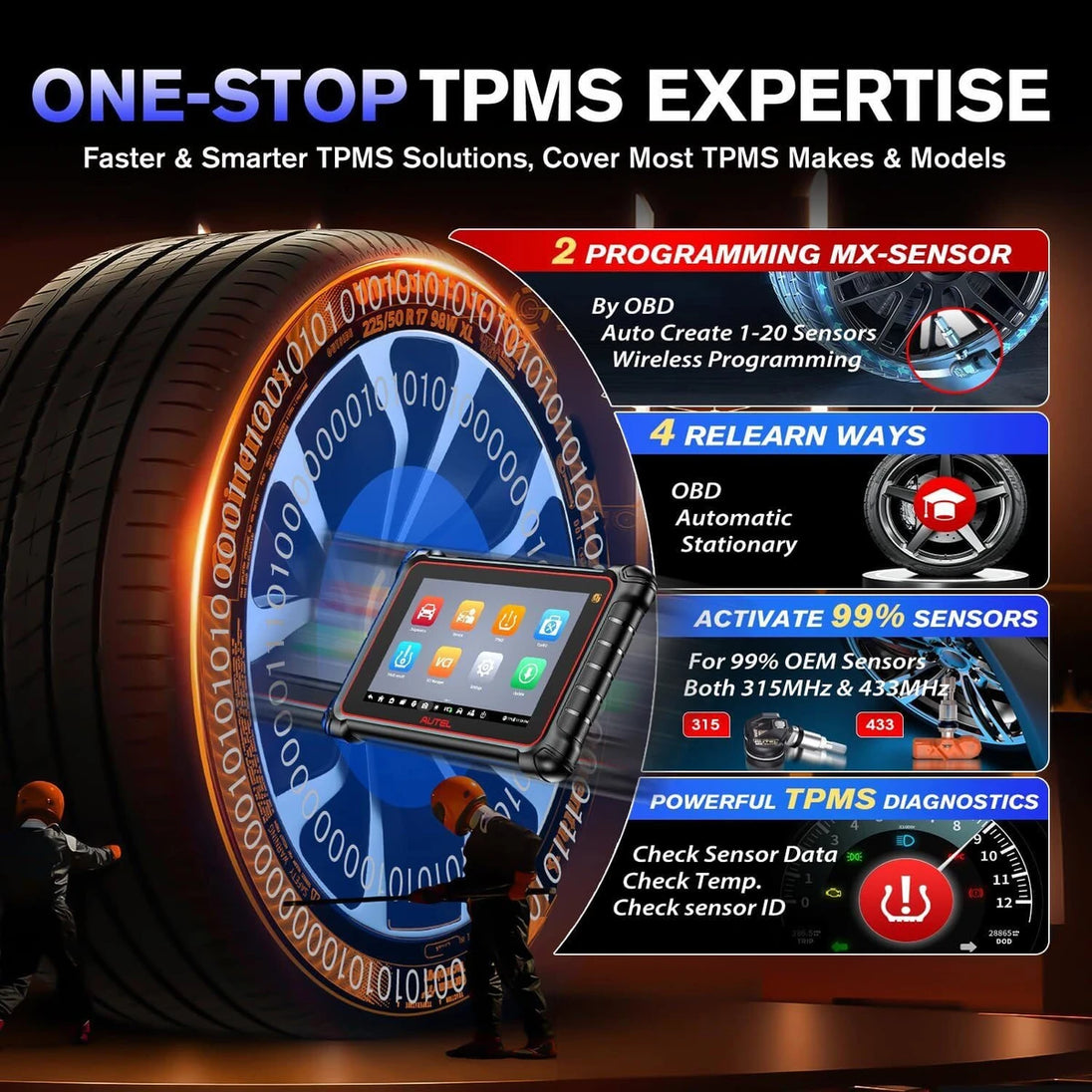 Autel MK900TS TPMS Diagnose- und Programmiergerät