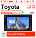 Android Autoradio für Toyota Hilux 2016-2018 mit Wireless CarPlay & Android Auto