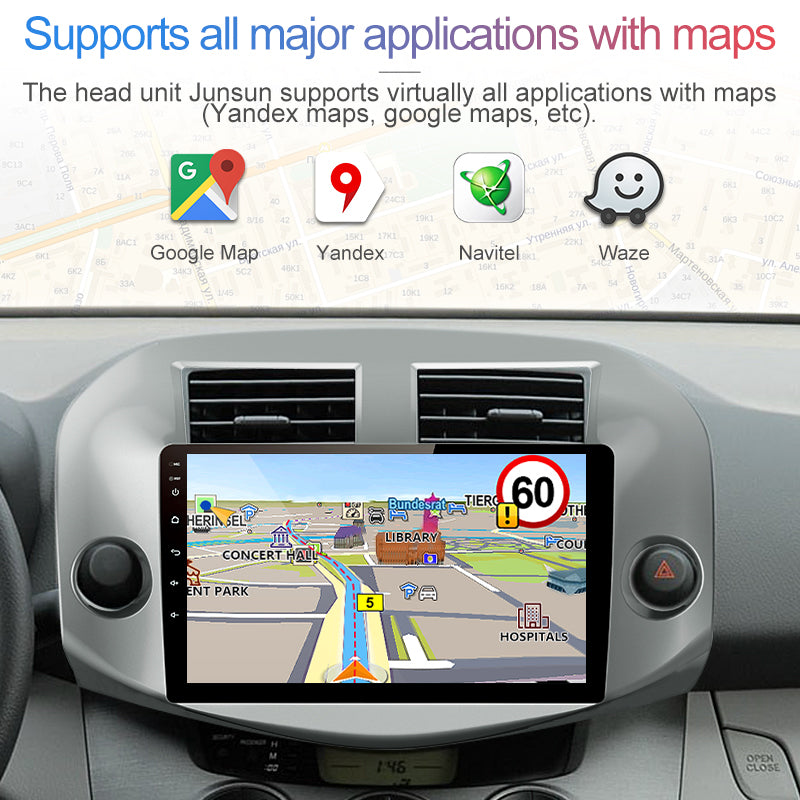 Android Autoradio für Toyota RAV4 2005-2013 mit Wireless CarPlay & Android Auto